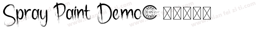 Spray Paint Demo字体转换